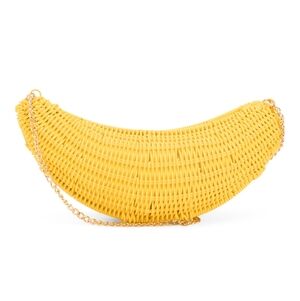 Tommy Bahama Banana Woven Clutch Handbag